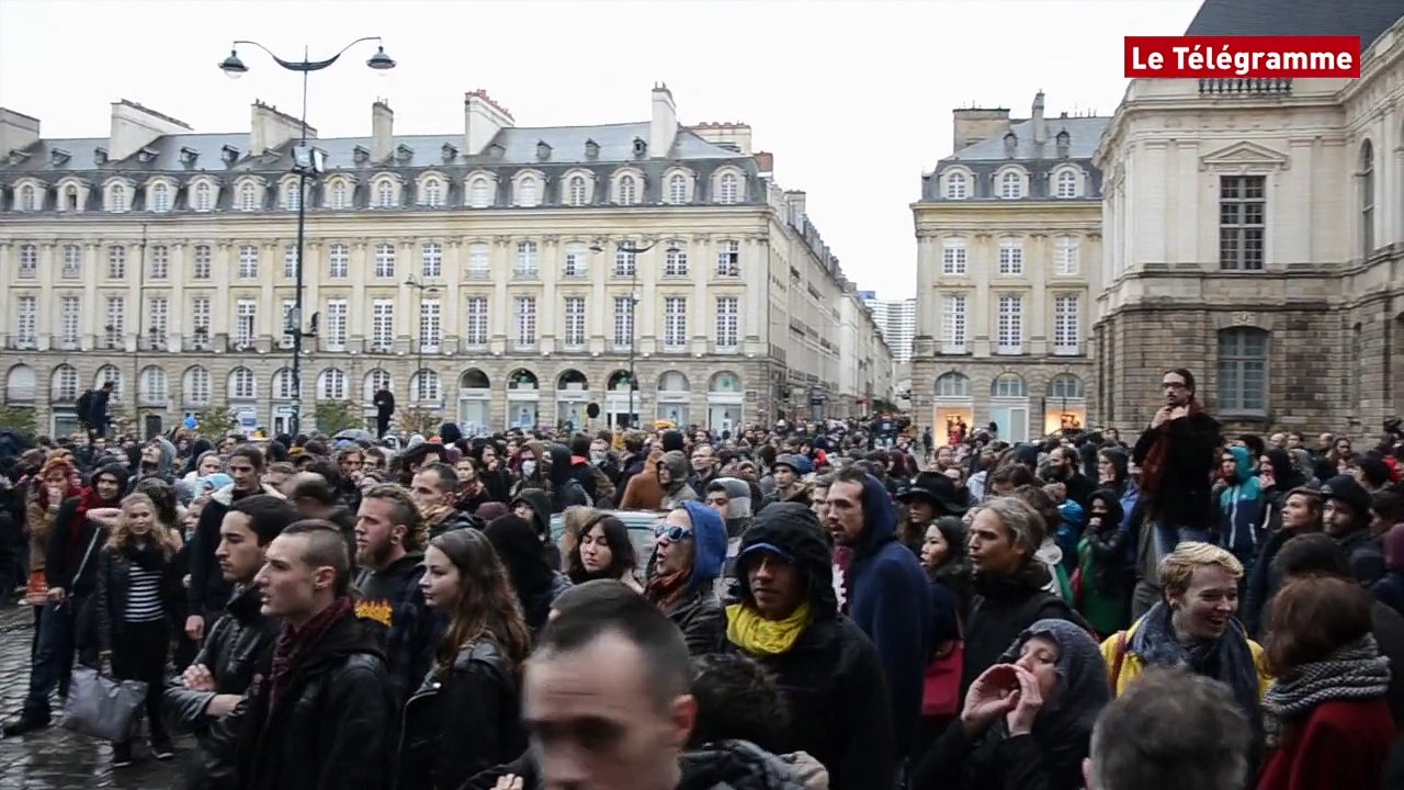 Rennes. Mort de Rémi Fraisse : face-à-face place de Bretagne