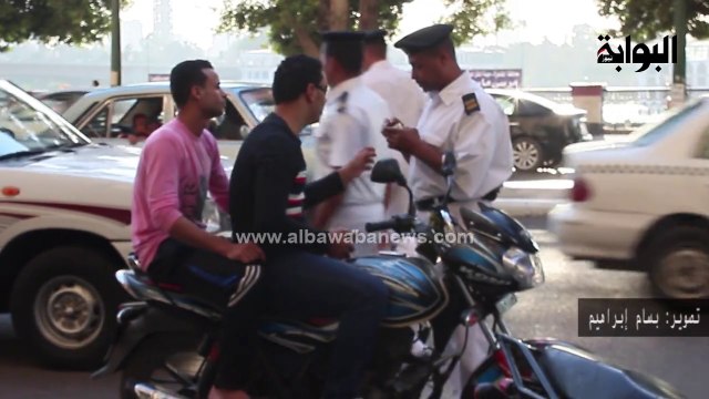 حملة مرورية لضبط موتوسيكلات بدون ترخيص بشوارع القاهرة