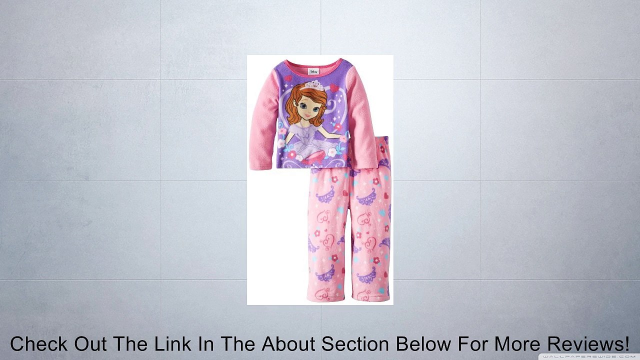 Sofia the First Little Girls'  2 Piece Fleece Pajama Set Review