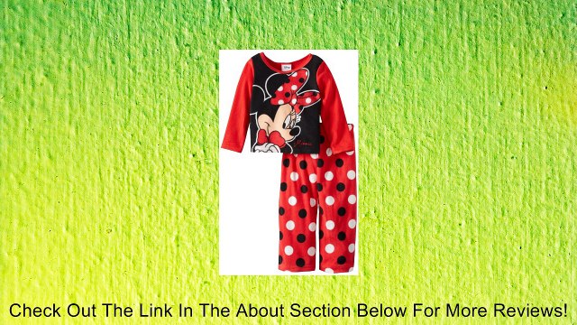 Minnie Mouse Little Girls' 2 Piece Fleece Pajama Set Review