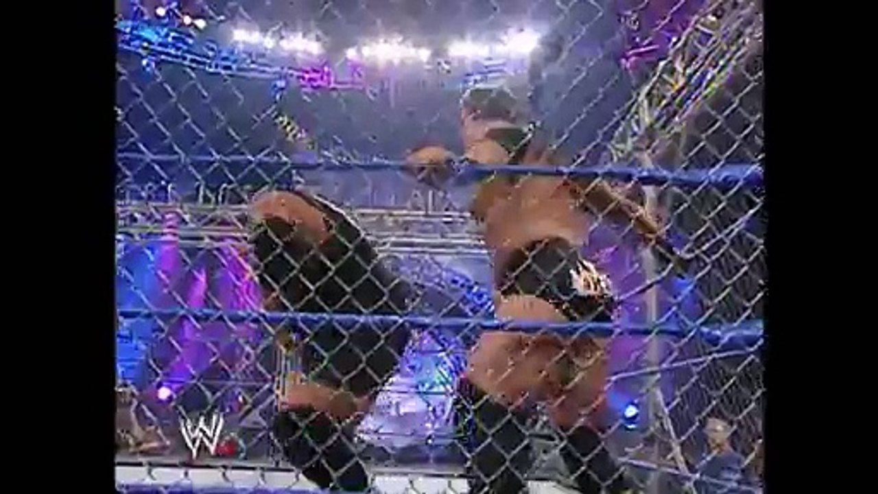 JBL vs. Big Show- Barbed Wire Steel Cage Match- WWE No Way Out 2005