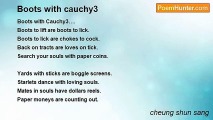 cheung shun sang - Boots with cauchy3