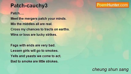 cheung shun sang - Patch-cauchy3