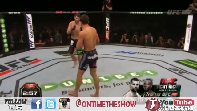 Luke Rockhold vs Michael Bisping Fight UFC Fight Night 55 Rochhold Wins By Submission [REVIEW]