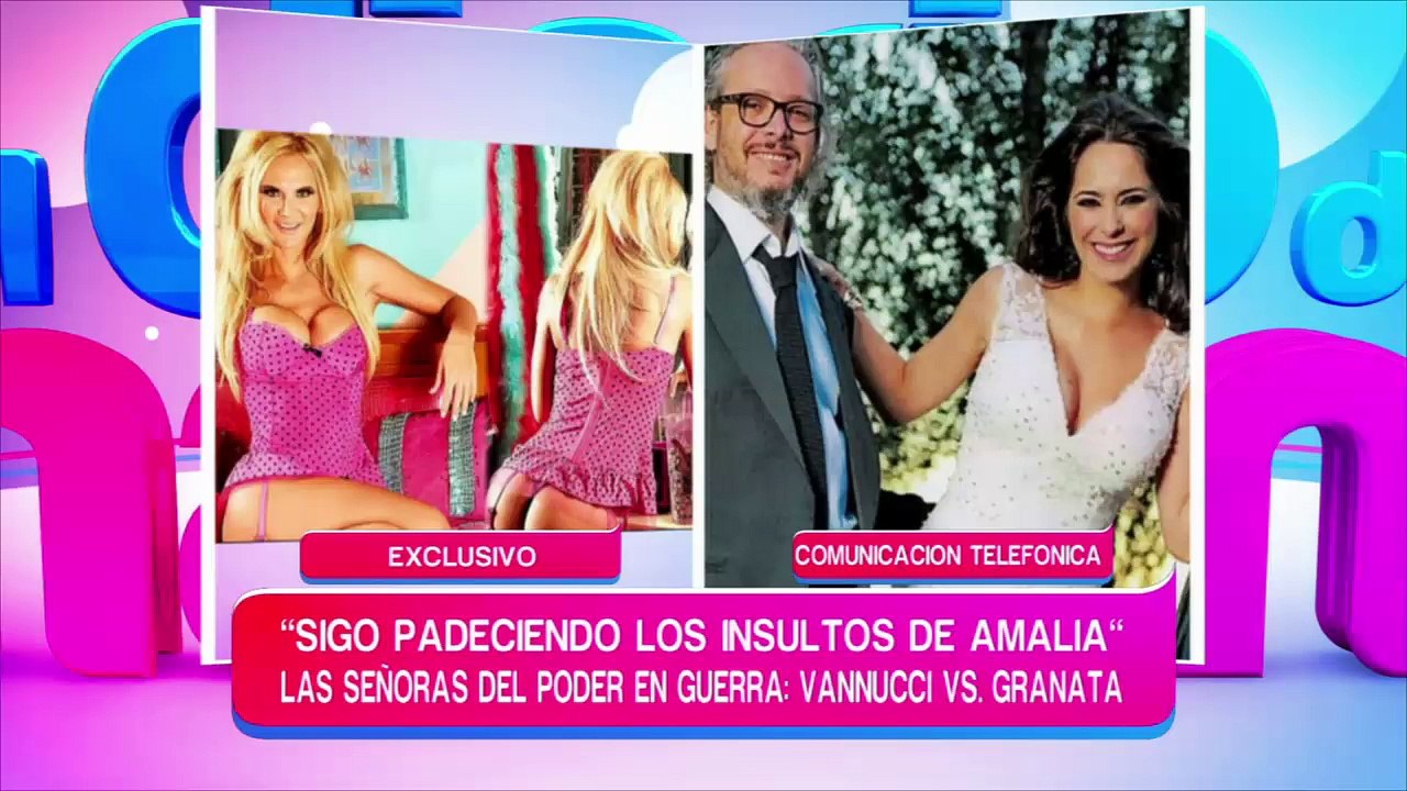 Vannucci enfurecida con Granata: “Amalia es una envidiosa y una resentida”