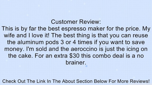 Essenza Manual Espresso Machine with Aeroccino Plus Milk Frother Bundle Option: Black/Aero+Bundle Review