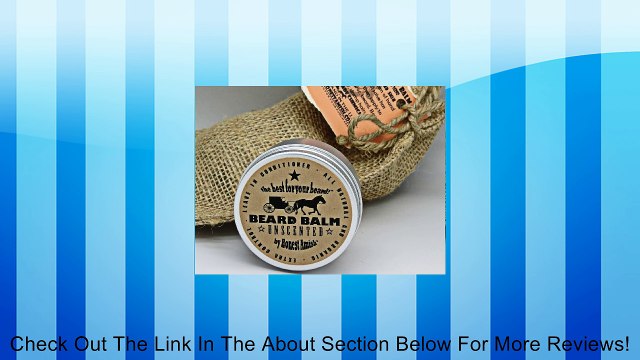 Honest Amish - Unscented Beard Balm - New! Review