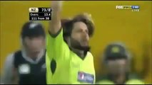 Shahid Afridi at 134 Kmph - World Fastest Ball by Spinner in Cricket