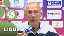 Conférence de presse Châteauroux - Stade Lavallois (1-1) : Pascal GASTIEN (LBC) - Denis ZANKO (LAVAL) - 2014/2015