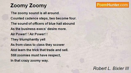 Robert L. Bixler III - Zoomy Zoomy