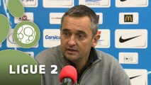 Conférence de presse Tours FC - AJ Auxerre (2-3) : Olivier PANTALONI (TOURS) - Jean-Luc VANNUCHI (AJA) - 2014/2015