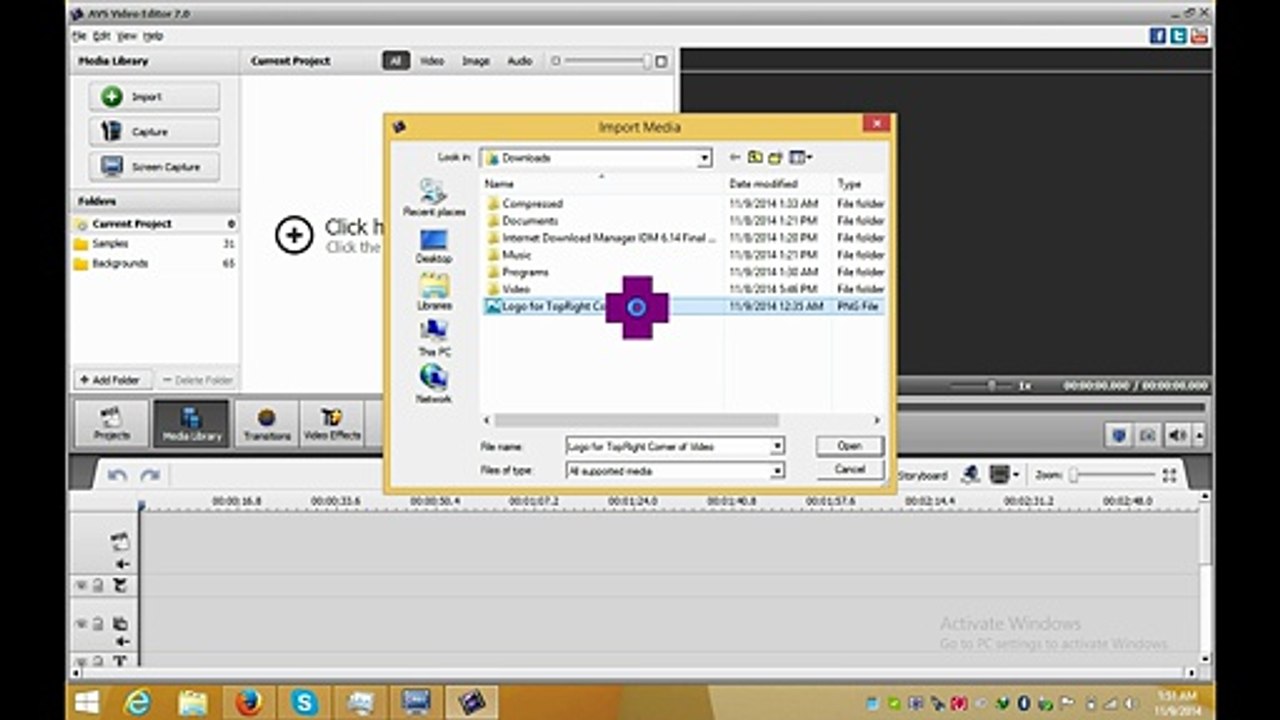 How To Add Logo In AVS Video By Mohsin Haroon