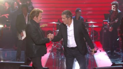 Julien Clerc et Johnny Hallyday - "Je veux te graver dans ma vie" - Le Grand Show