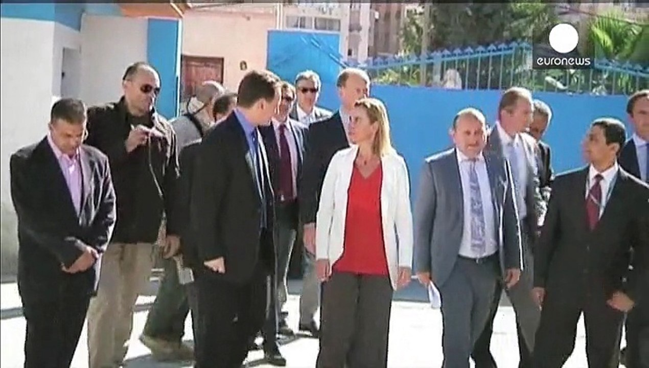 Federica Mogherini savaşın ardından Gazze'yi ilk kez ziyaret etti