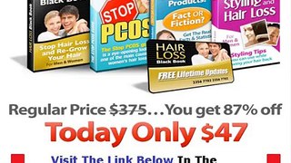 Hair Loss Black Book WHY YOU MUST WATCH NOW! Bonus + Discount