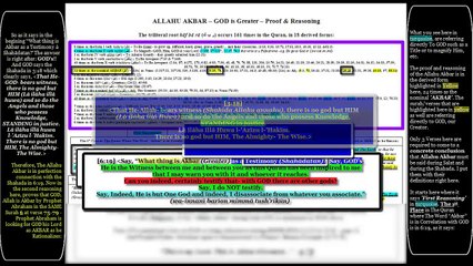 HD- Allahu Akbar - GOD is Greater - Explained Through The Quran (5/9)