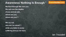 Ian Trousdell - Awareness/ Nothing Is Enough '
