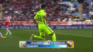 Almería 1 FC Barcelona 2