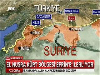 Suriyeli Kürtlere şimdi de El Nusra tehdidi Örgüt Efrin Şehrine ilerliyor