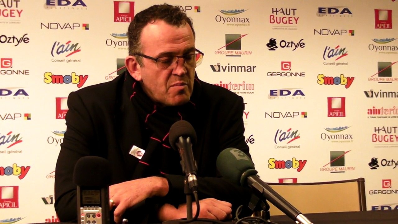 Top 14 - Thierry Emin (président Oyonnax) au sujet du départ de C.Urios à Castres