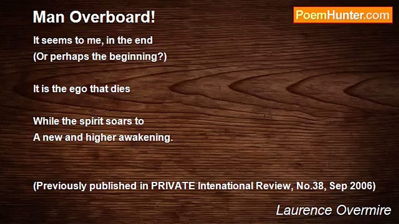 Laurence Overmire - Man Overboard!