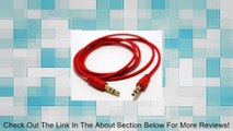 CablesFrLess (TM) Red 3ft 3.5mm Auxiliary (AUX) Audio Jack cable Review