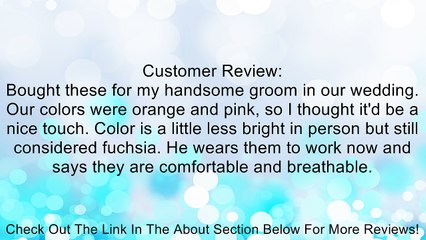 Vannucci Men's Fuchsia Pink Solid Color Dress Sock US 7-12 Review