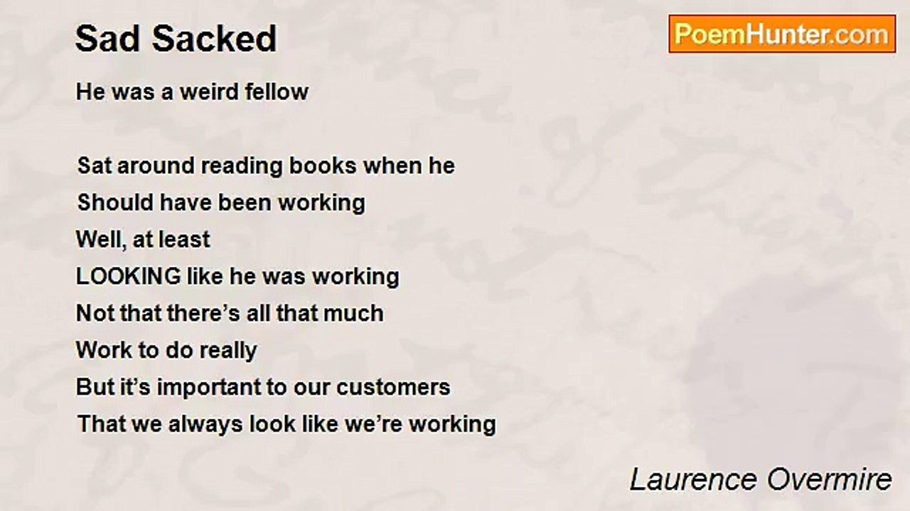 Laurence Overmire - Sad Sacked