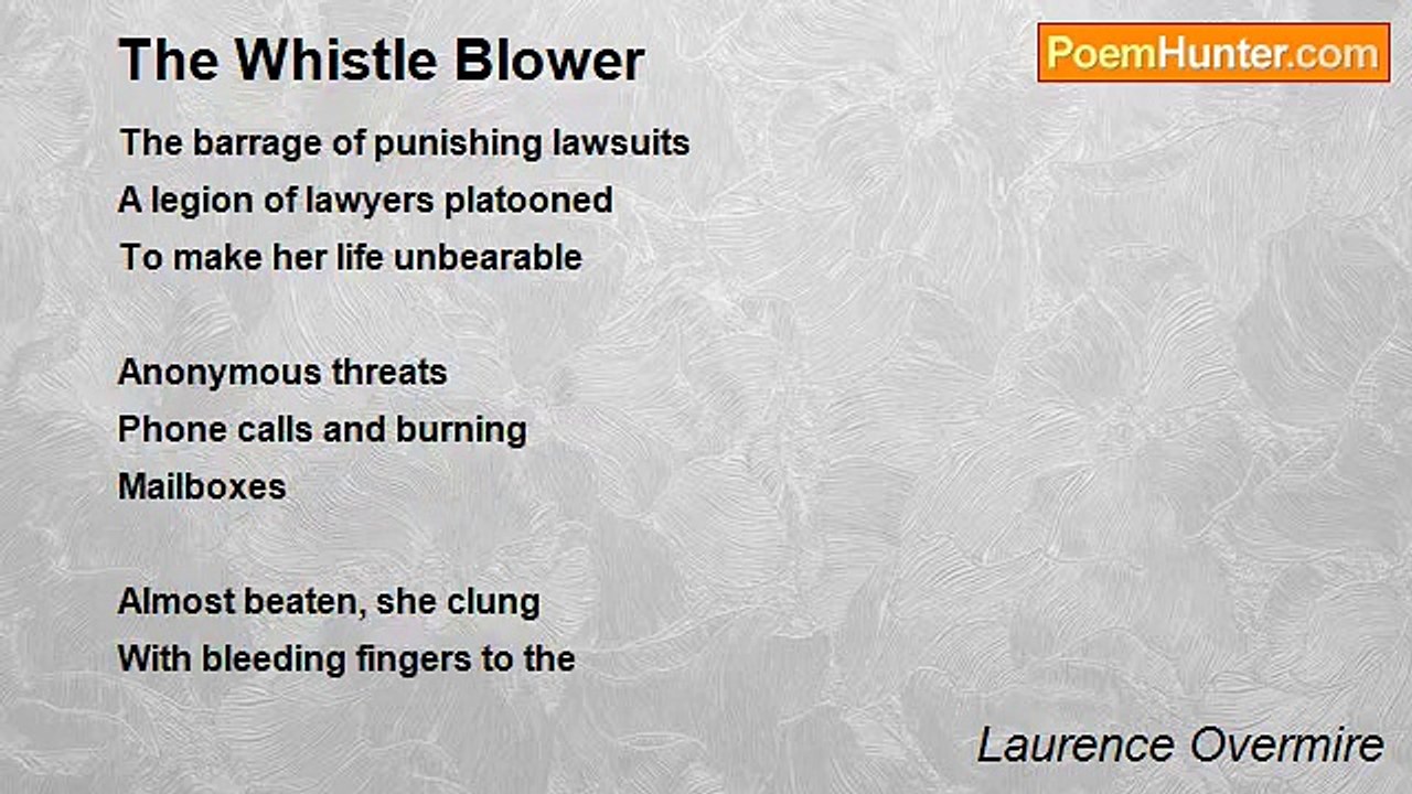 Laurence Overmire - The Whistle Blower