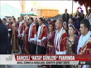 Devlet Bahçeli Hatay günlerine katıldı künefeye şerbet döktü