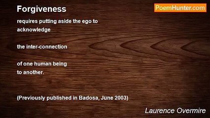 Laurence Overmire - Forgiveness