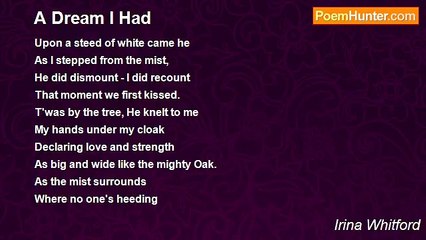 Irina Whitford - A Dream I Had