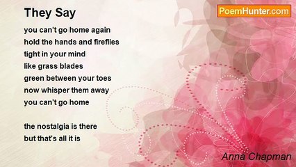 Anna Chapman - They Say