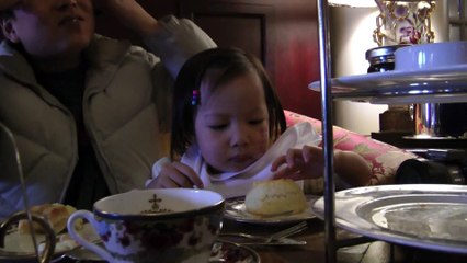 Girl Having Afternoon Tea At Empress