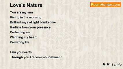 B.E. Lusiv - Love's True Essence 💖