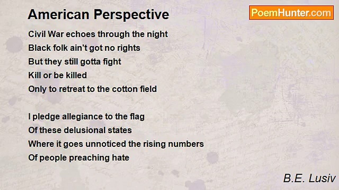 B.E. Lusiv - American Perspective