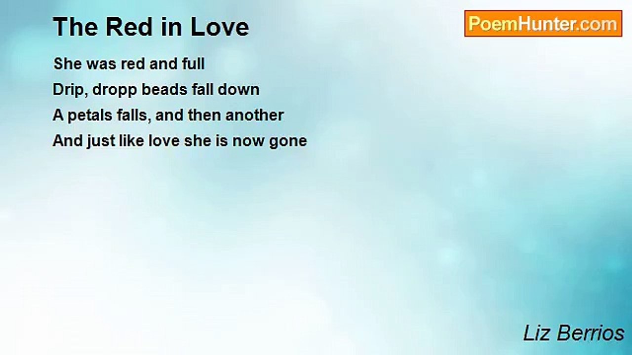 Liz Berrios - The Red in Love