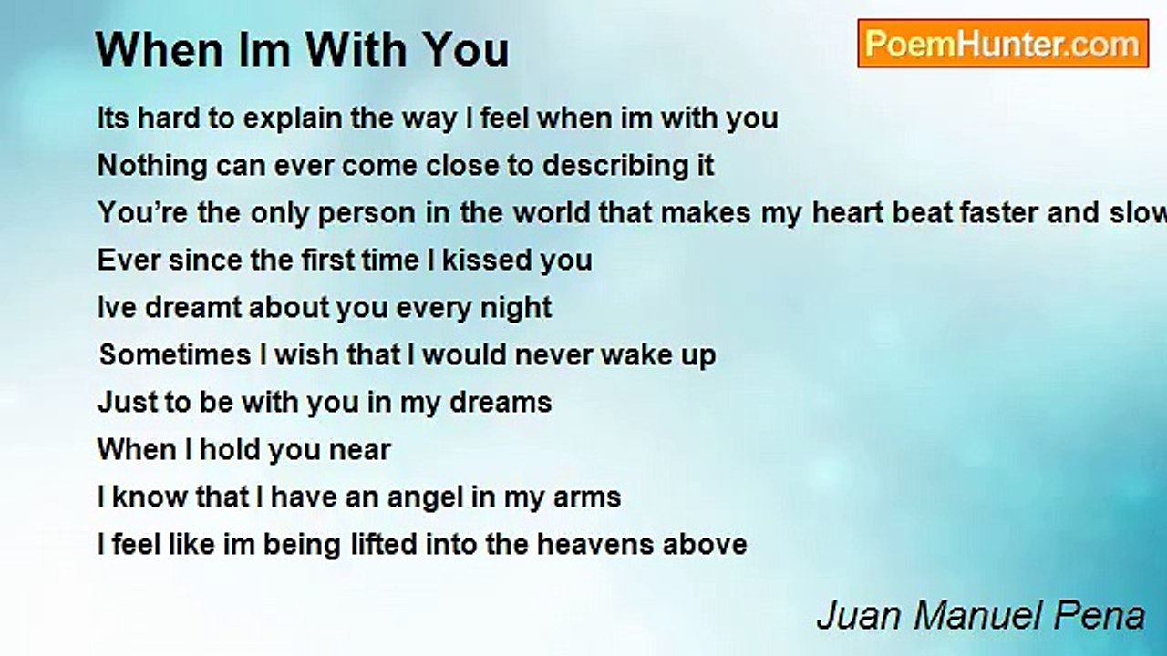 Juan Manuel Pena - When Im With You