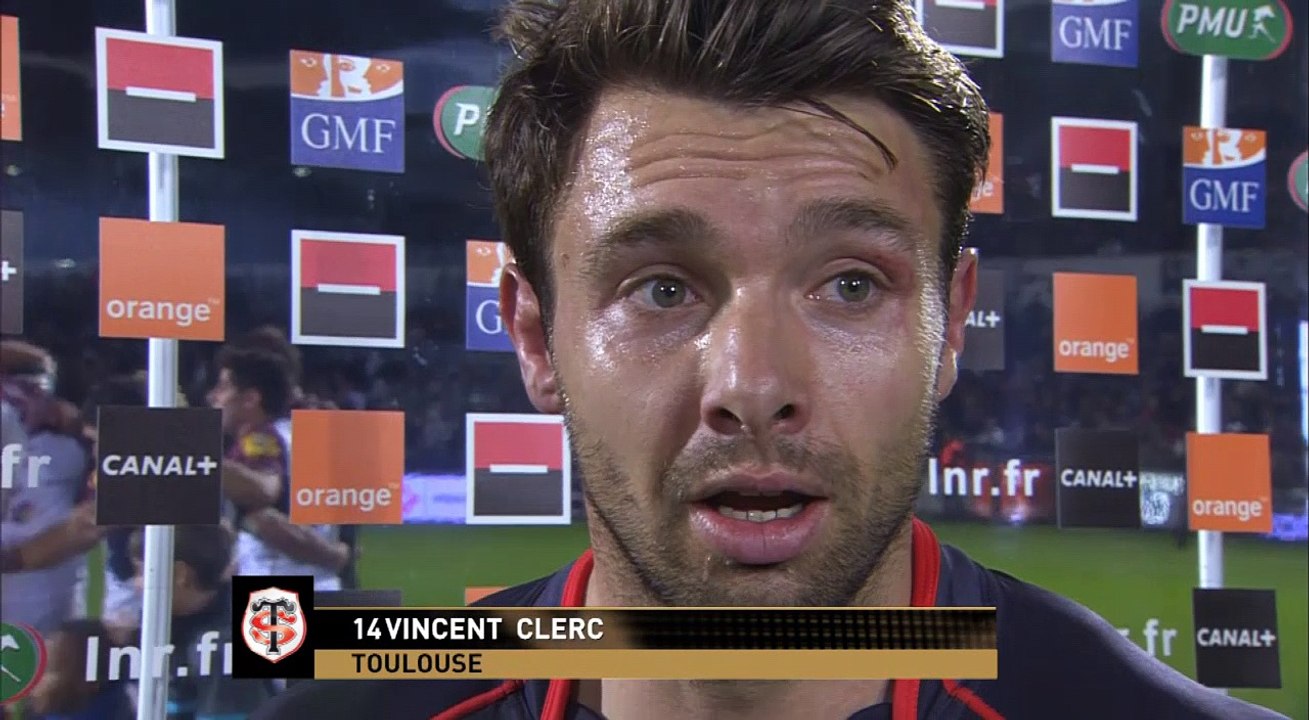 TOP14 - Bordeaux-Toulouse: Interview Vincent Clerc (TLS) - J11 - Saison 2014/2015