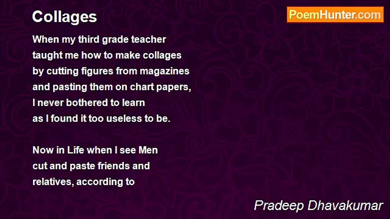 Pradeep Dhavakumar - Collages