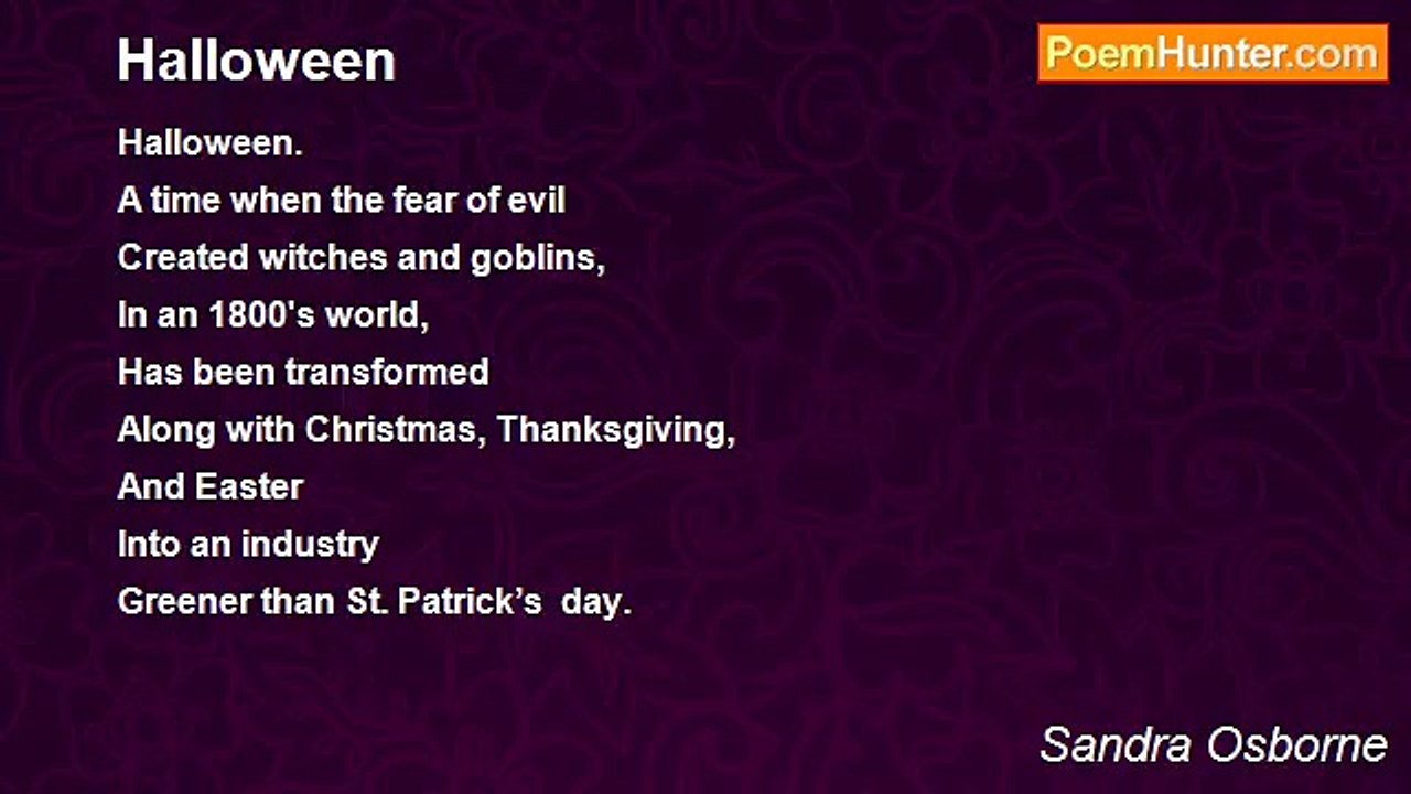 Sandra Osborne - Halloween