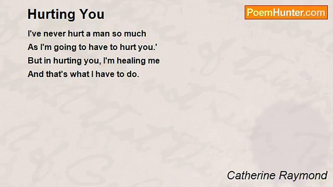 Catherine Raymond - Hurting You