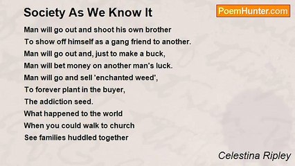 Celestina Ripley - Society As We Know It