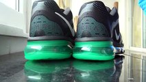 Cheap Nike Air Max 2014 Men Shoes black_green review on feet Digdeal.ru