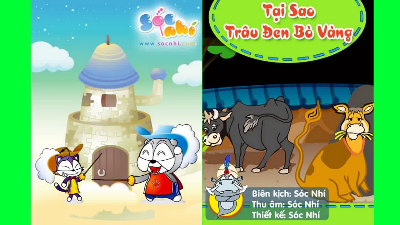 Chuyện thiếu nhi -  Tại Sao Trâu Đen Bò Vàng - t.thuymien.com