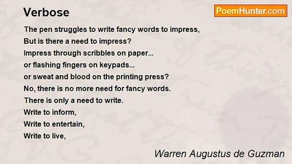 Warren Augustus de Guzman - Verbose