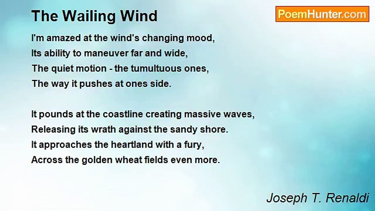 Joseph T. Renaldi - The Wailing Wind