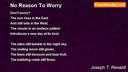 Joseph T. Renaldi - No Reason To Worry