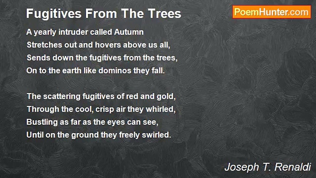 Joseph T. Renaldi - Fugitives From The Trees