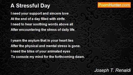 Joseph T. Renaldi - A Stressful Day